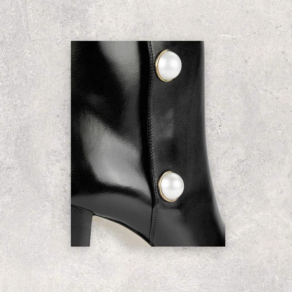 Jimmy Choo Rina 85 Leather Ankle Boots Size 38 (8) NIB - Picture 5 of 15